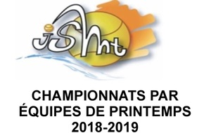 BILAN DES CHAMPIONNATS PAR EQUIPES DE PRINTEMPS 2018-2019