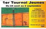 1ER TOURNOI JEUNES DE LA J.S. METTRAY TENNIS