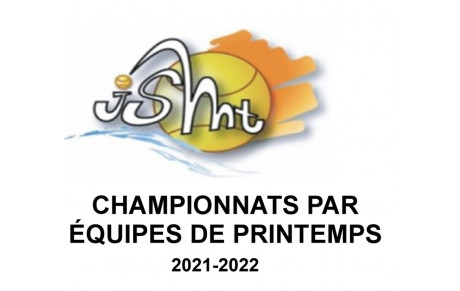 CHAMPIONNATS PAR EQUIPES ADULTES DE PRINTEMPS 2021-2022